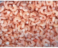 Креветка очищенная с хвостом 1кг (коробка 10 кг)