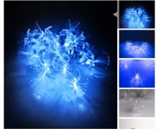 Гирлянда светодиодная 'Цветы' SE-FLOWER-2.8520B, 2.85м, 20 ламп