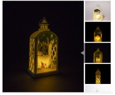 Светодиодный светильник 'Добрый фонарик модель Снеговик'