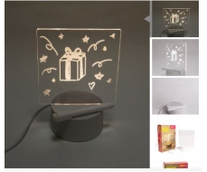 Ночник с маркером 'BRIGHT WORDS'