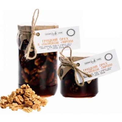 Грецкий орех в сосновом сиропе Грецкий орех в сосновом сиропе