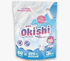 Стиральный порошок Okishi универсальный Супер-чистота 3 кг Стиральный порошок Okishi универсальный Супер-чистота 3 кг