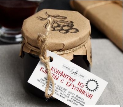 Конфитюр клюква с брусникой (новинка)