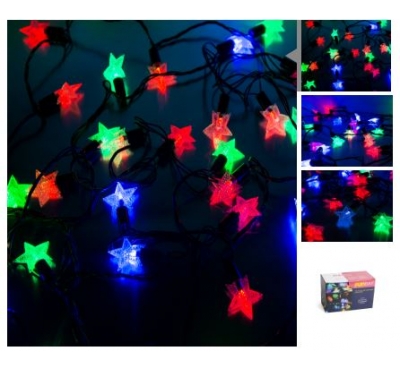 Гирлянда светод. 'Звездочки' цветные Гирлянда светод. 'Звездочки' цветные