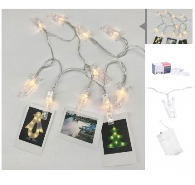 Гирлянда светод. 'Прищепки' Гирлянда светод. 'Прищепки'