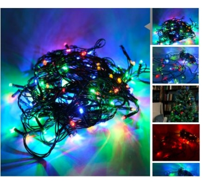 Гирлянда светод. рисовая RL-110M, 10м, 100 LED, мульти (4цв.) Гирлянда светод. рисовая RL-110M, 10м, 100 LED, мульти (4цв.)