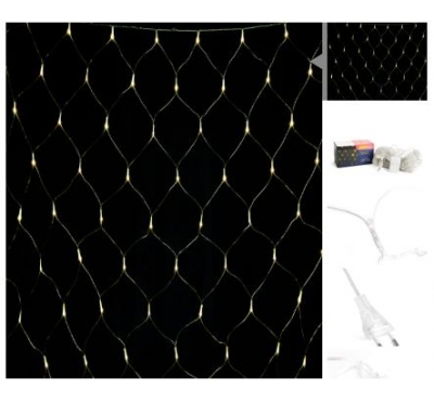 Гирлянда светод. «Cетка»теплый, белый Гирлянда светод. «Cетка»теплый, белый