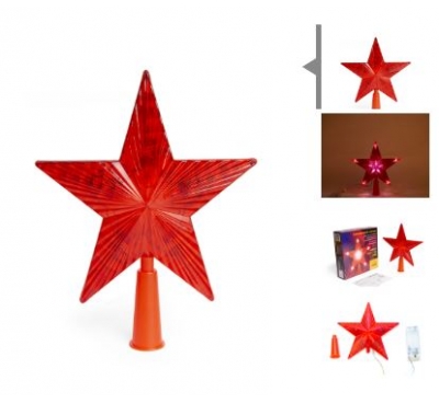 Светодиодная система B52 'TOP STAR RED' МАКУШКА НА ЕЛЬ, красный Светодиодная система B52 'TOP STAR RED' МАКУШКА НА ЕЛЬ, красный