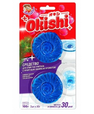 Блок гигиенический для унитаза Okishi 50 гр *2 шт Блок гигиенический для унитаза Okishi 50 гр *2 шт