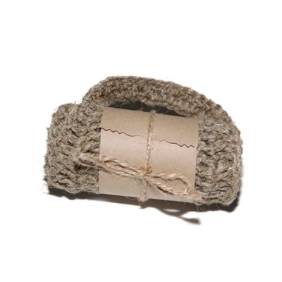 Скраб-мочалка. 42х44 см. Лён Скраб-мочалка. 42х44 см. Лён