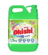 Средство для мытья посуды Okishi с ароматом бодрящего лимона 1,5кг 