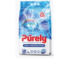 Стиральный порошок Purely с кислородным отбеливателем3 кг Стиральный порошок Purely с кислородным отбеливателем3 кг
