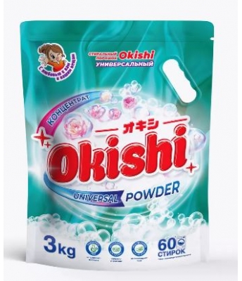 Стиральный порошок Okishi универсальный 3 кг.