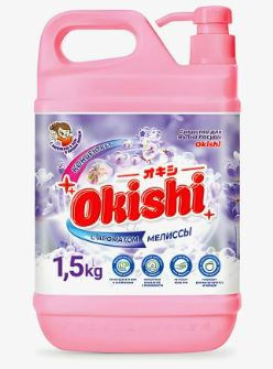 Okishi Средство для мытья посуды Мелисса 1,5л 1/10 Okishi Средство для мытья посуды Мелисса 1,5л 1/10