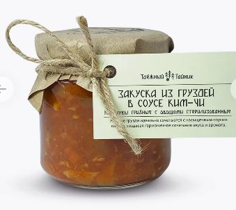 Закуска из груздей в соусе ким-чи. Закуска из груздей в соусе ким-чи.